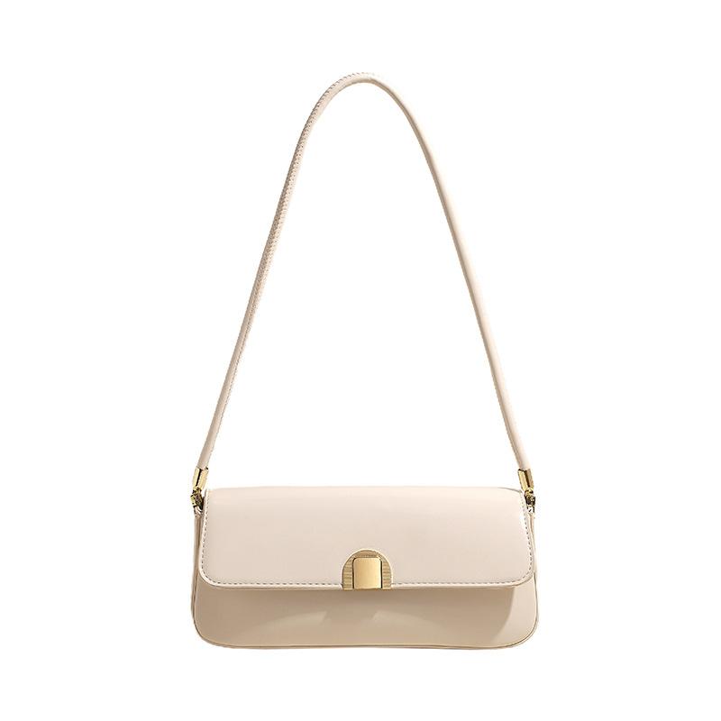 Корейская версия модной женской сумки под мышку, новая нишевая текстурированная сумка через плечо, маленькая квадратная сумка, сумка-багет для поездок на работу.