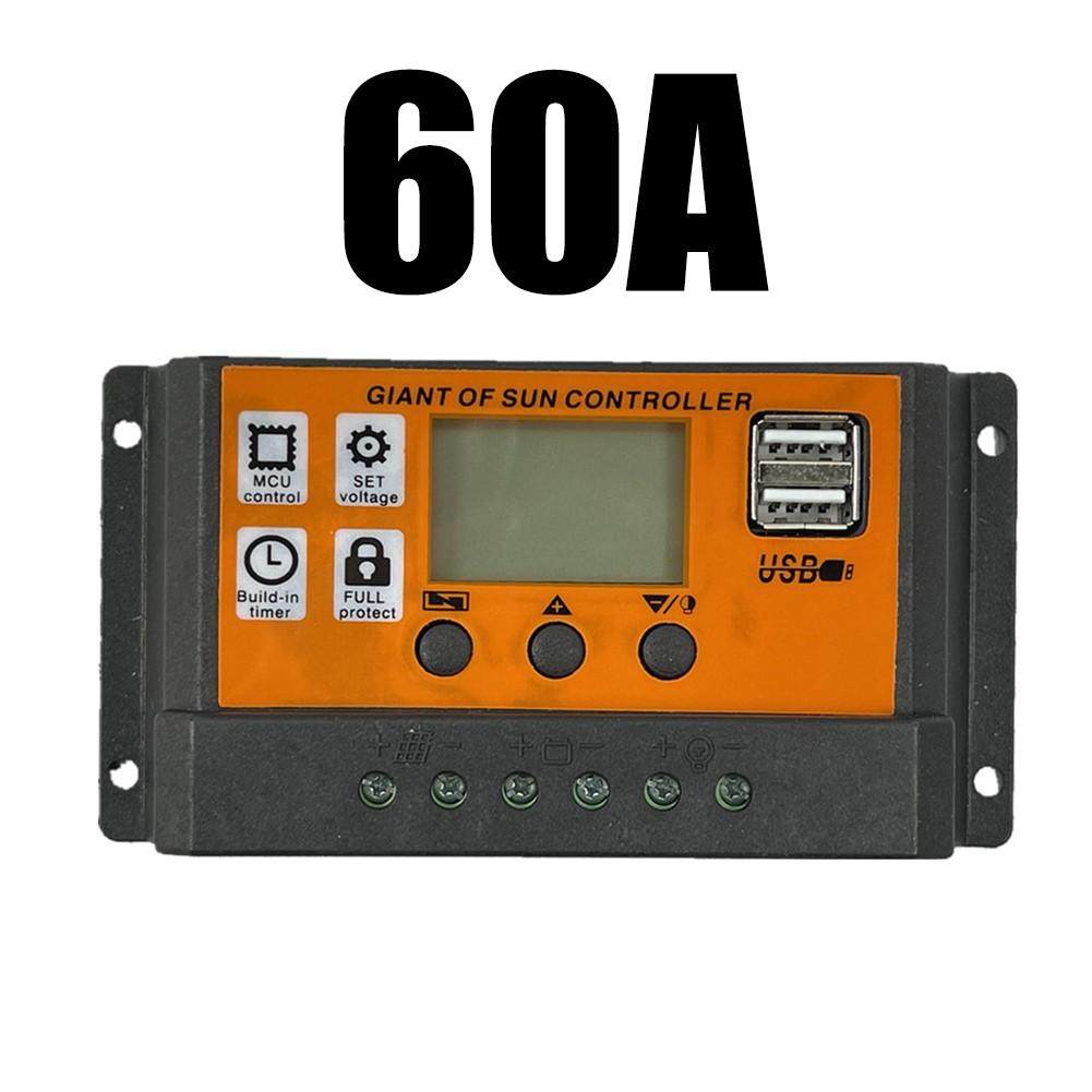 Контроллер солнечной зарядки с двумя портами USB, изысканная панель