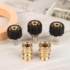Pressure Washer Adapter Set Couplers Swivel M22-14Mm/15Mm To 1/4 Quick Hitch For High Pressure Wash Gun & Hose
