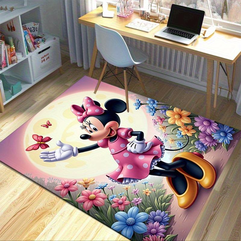 1pc. Minnie Mouse Inspired Floral Rug - Perfect for Home Decor, Office Carpet, Outdoor Mat, Gift Ideaz041167