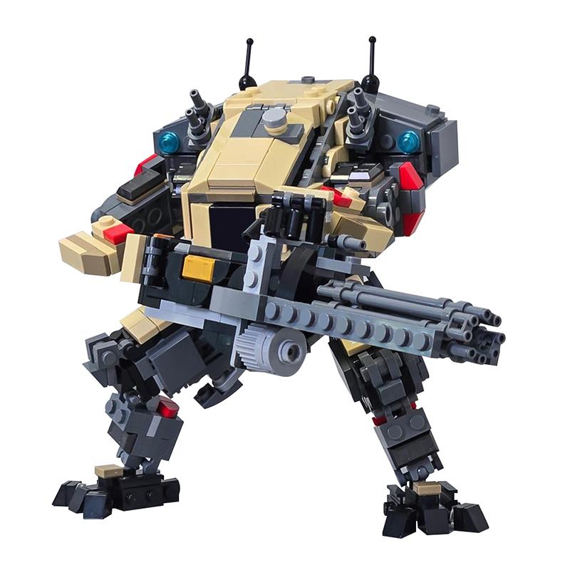 Buildmoc Titanfalleds Легион Титан Мех Роботы Фигурки MOC Набор Строительные Блоки Комплекты Игрушки для Детей Детские Подарки 660 Штук Кирпичиков