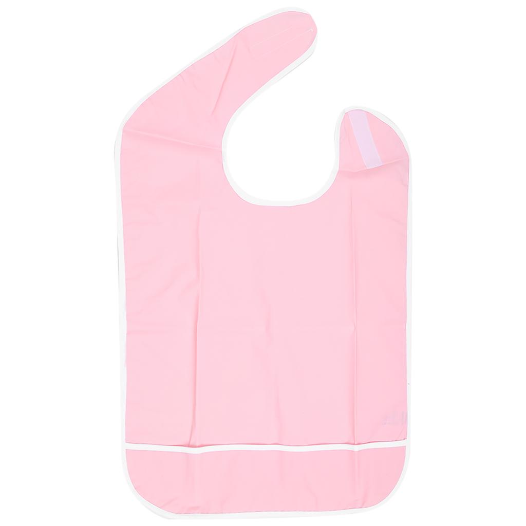Adult Anti Oil Reusable Rain Proof Bib Apron Eating Bib Dining Aid Protector