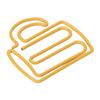 100Pcs Cup Shape Cute Paper Clips Yellow Office Clips Decorative Cool Paper Clips  Office Supplies