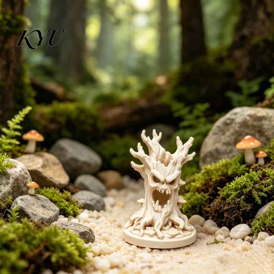 Декор для рабочего стола в стиле темного фэнтези, 3D-печатная фигурка Духа Дерева, Готические свирепые монстры, Украшение для оригинального Хэллоуинского подарка, Миниатюрный ландшафтный дизайн,