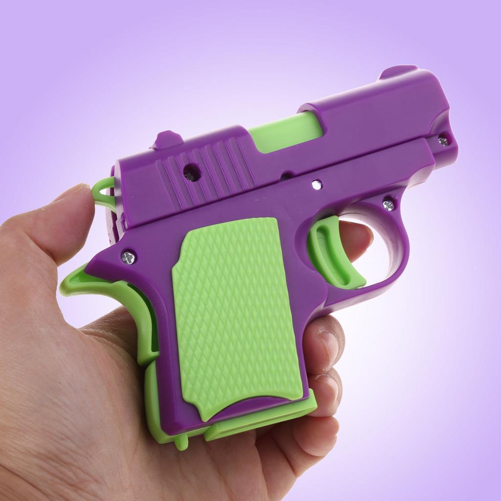 Gravity Fidgets Guns Toy Мини 3D Печать Морковный пистолет Игрушка для снятия стресса Игривая Развлекательная Игрушка для Взрослых Детей HandTherapy