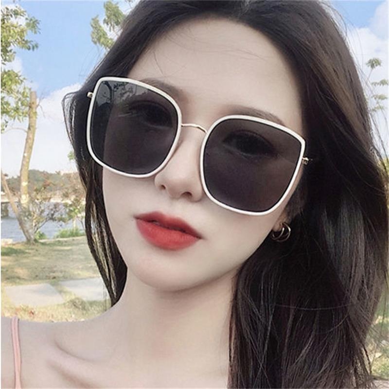 Солнцезащитные очки женские высокого класса поляризованные очки квадратная большая оправа круглое лицо тонкое лицо маленькие солнцезащитные очки