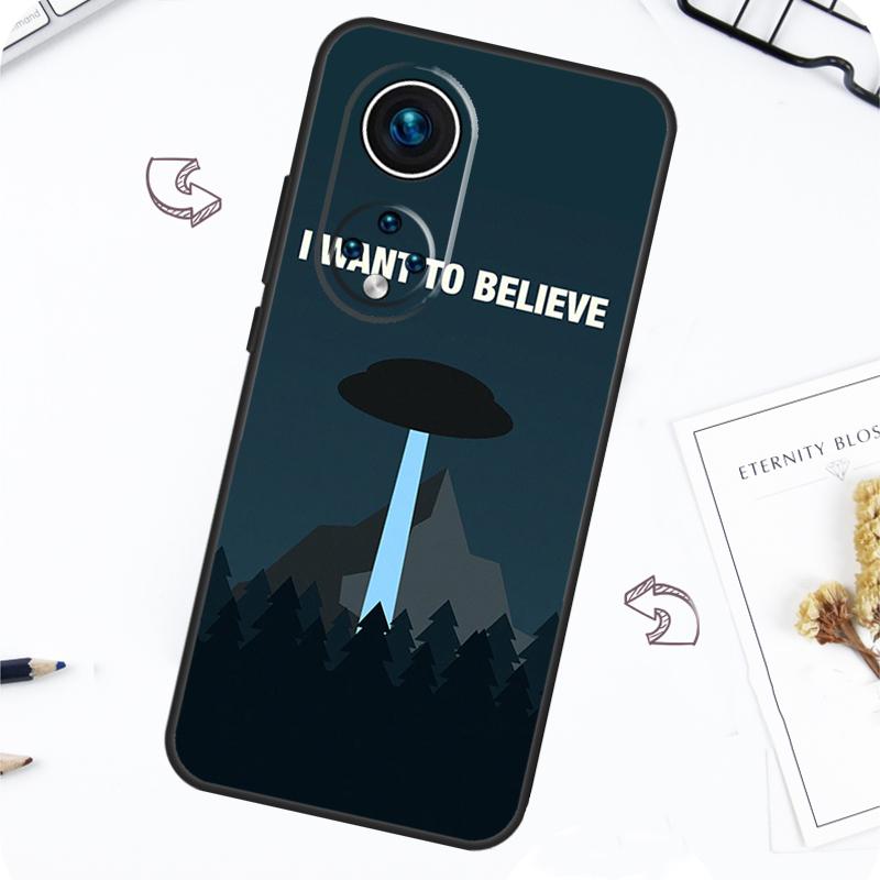 Кейс The X Files Я хочу верить для Honor Magic 7 5 6 Pro Honor 200 Pro X9b X9a X8b X8a X8 X9 X9c 50 70 90 Lite Чехол