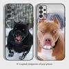 Чехол для телефона с изображением питбуля, домашней собаки, животного для Samsung Galaxy A13, A21s, A22, A31, A32, A52, A53, A71, A80, A91, Мягкий черный чехол
