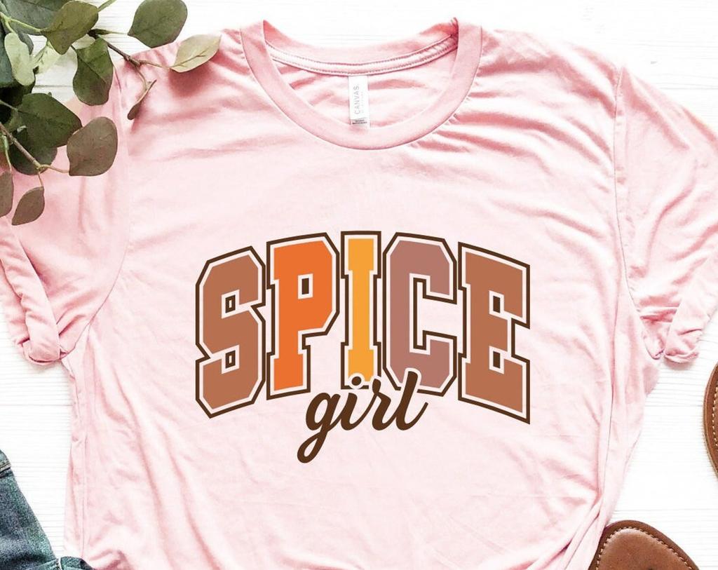 Spice Girl Shirt, Spice Girl T-Shirt, Pumpkin Spice Shirt, Fall Autumn Shirt, Halloween Shirt, Pumpkin Season Tee, Pumpkin Spice Girl Tee