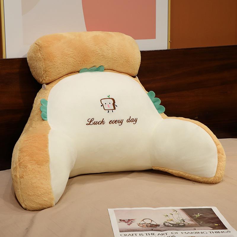 Ice Bean Headboard Cushion: Soft Backrest Pillow and Sofa Lumbar Support for Girls' Dormitory