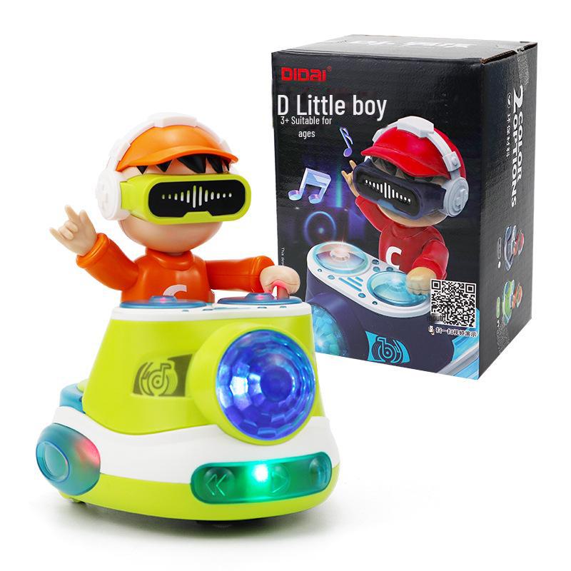 Электрическая музыкальная игрушка DJ Disc со светом и звуком для детей