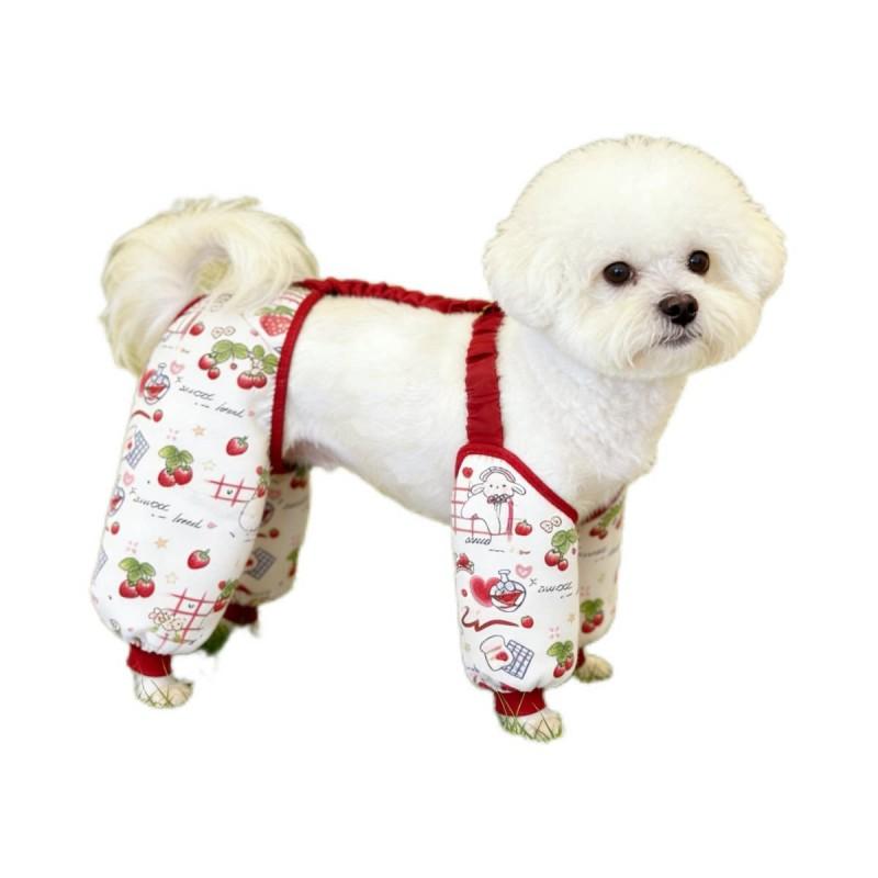 Pet Dog Dust-Proof Pants Lightweight Waterproof Coverall Small To Medium Breeds