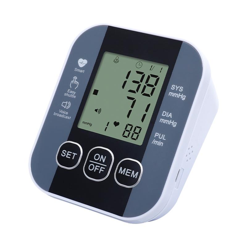 Автоматический тонометр на плечо BP Сфигмоманометр Портативный ЖК-экран Цифровой тонометр для здравоохранения