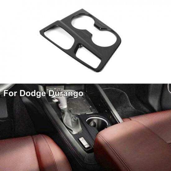 Carbon Fiber Central Gear Shift Panel Cover Trim Frame For Dodge Durango -22