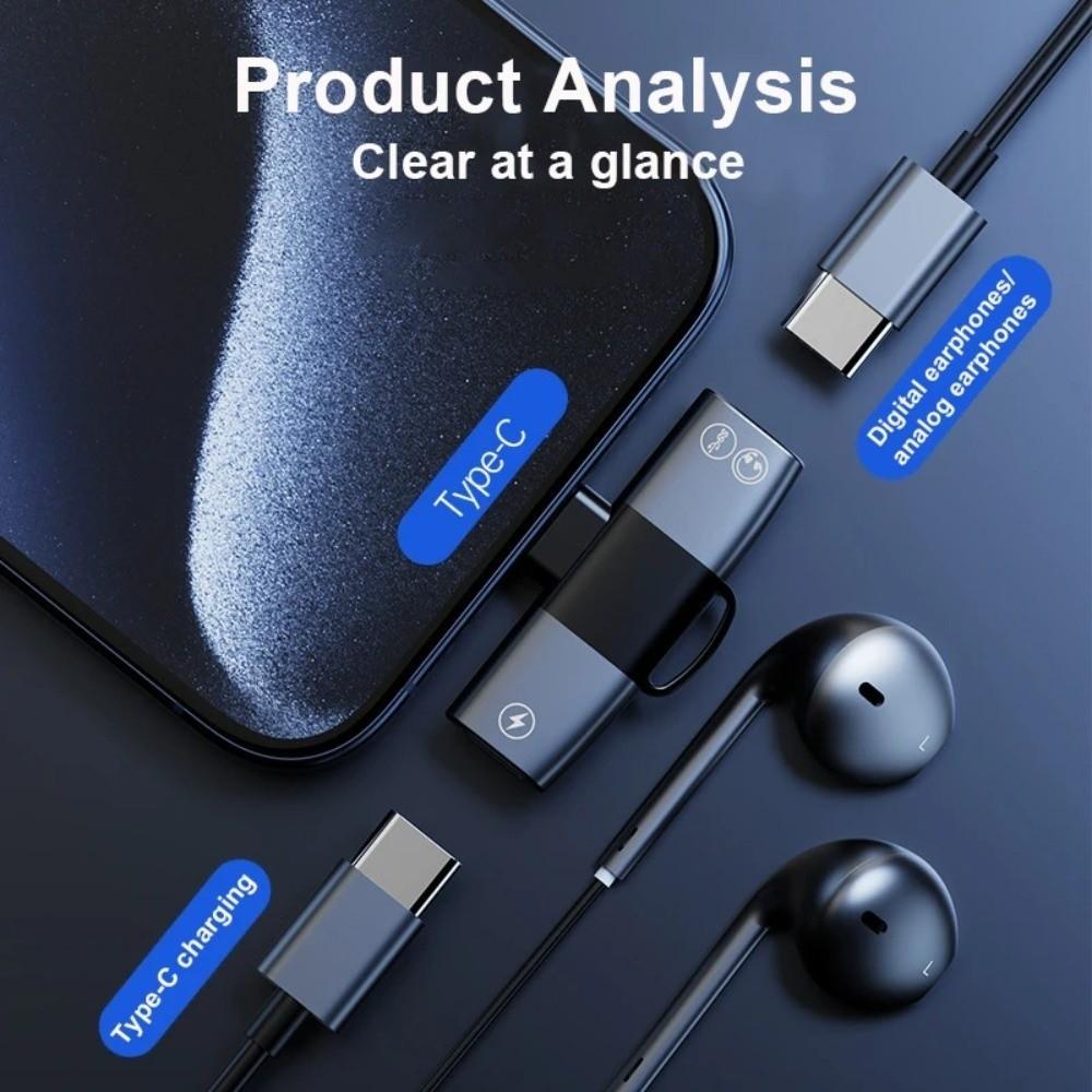 Converter USB Type C Adapter Fast Charging Type C 2-in-1 Multifunctional Adapter U Disk