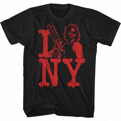 Побег из Нью-Йорка I Змейка NY Черная Взрослая Футболка