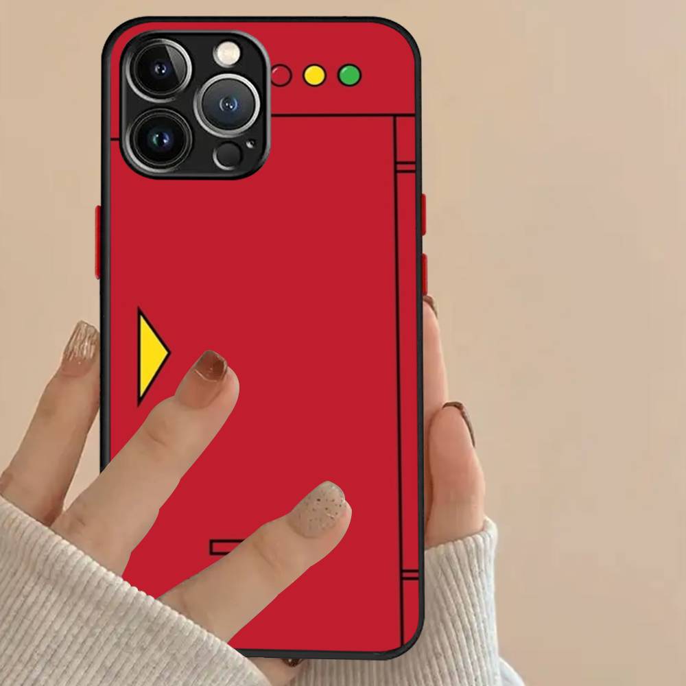 Pokedex Alt Cover For iPhone X XR XS 11 12 13 14 15 16 pro MAX mini Phone Case Matte shockproof