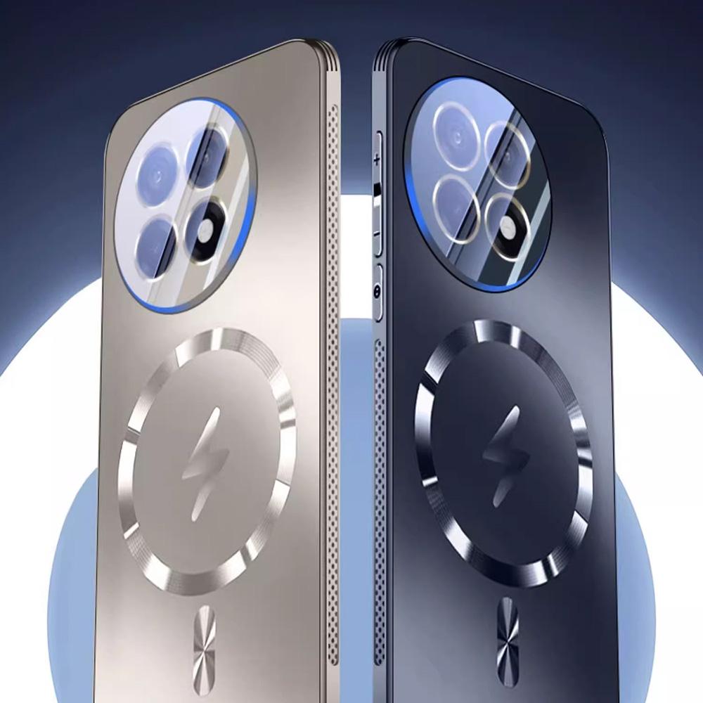 Для OnePlus Ace 5 5G Чехол Совместимый с MagSafe Матовый ПК+ТПУ Теплоотводящая Накладка для Телефона