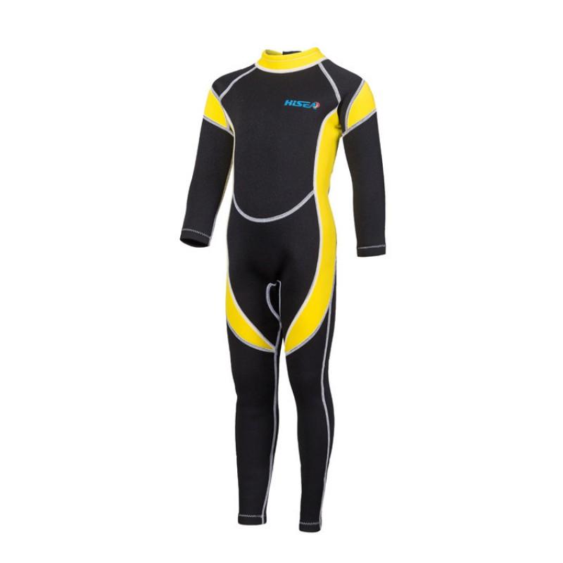 Kids Full Body Wetsuit 2.5mm Neoprene Diving Suit Snorkeling Swimming Winter Warmth Unisex Child
