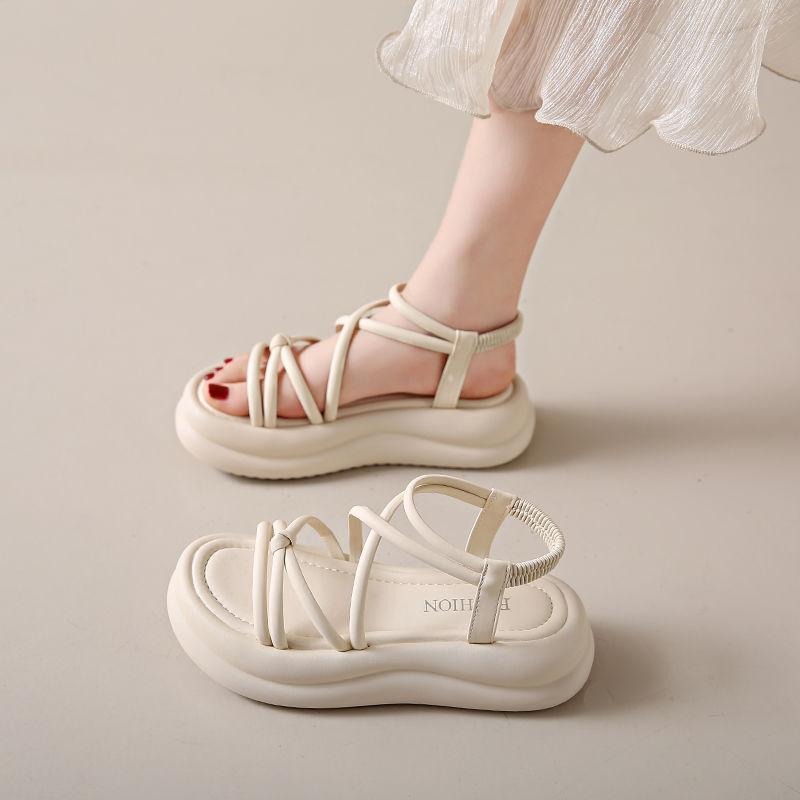 Ladies Shoes Platform Roman Style Open Toe Women's Sandals 2025 Trend Summer Comfortable Sale Comfort The Best Trending Elegant