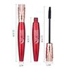 4D Mascara Waterproof Long Eyelashes Extension Silk Fiber Eyelash Black Mascara