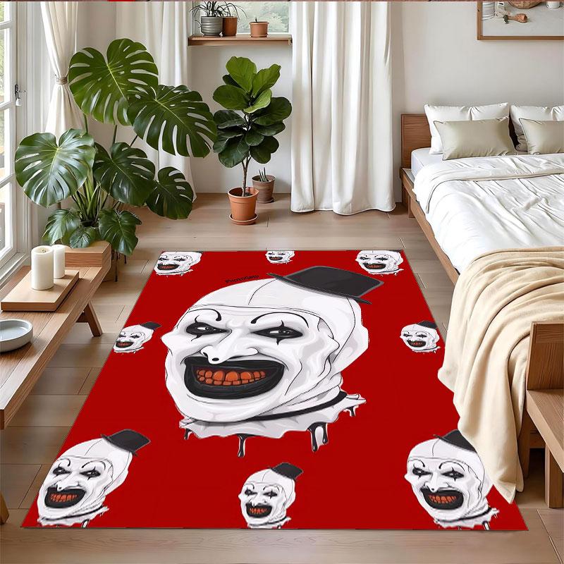 Crystal Velvet Rug Soft Non Slip Indoor Floor Mat Home DecorTerrifier Art the Clown