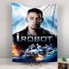 I Robot Tapestry Wall Hanging, Will Smith Sci-Fi Movie Poster, Futuristic Wall Decor for Bedroom Living Room Dorm