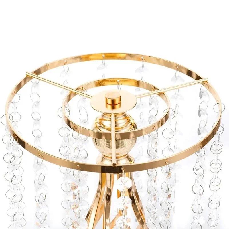 49/53 см Высокий хрустальный подсвечник для цветов, центральный подсвечник, дорожные свинцовые цветы для свадьбы, отеля, обеденного стола, вечеринки, декора