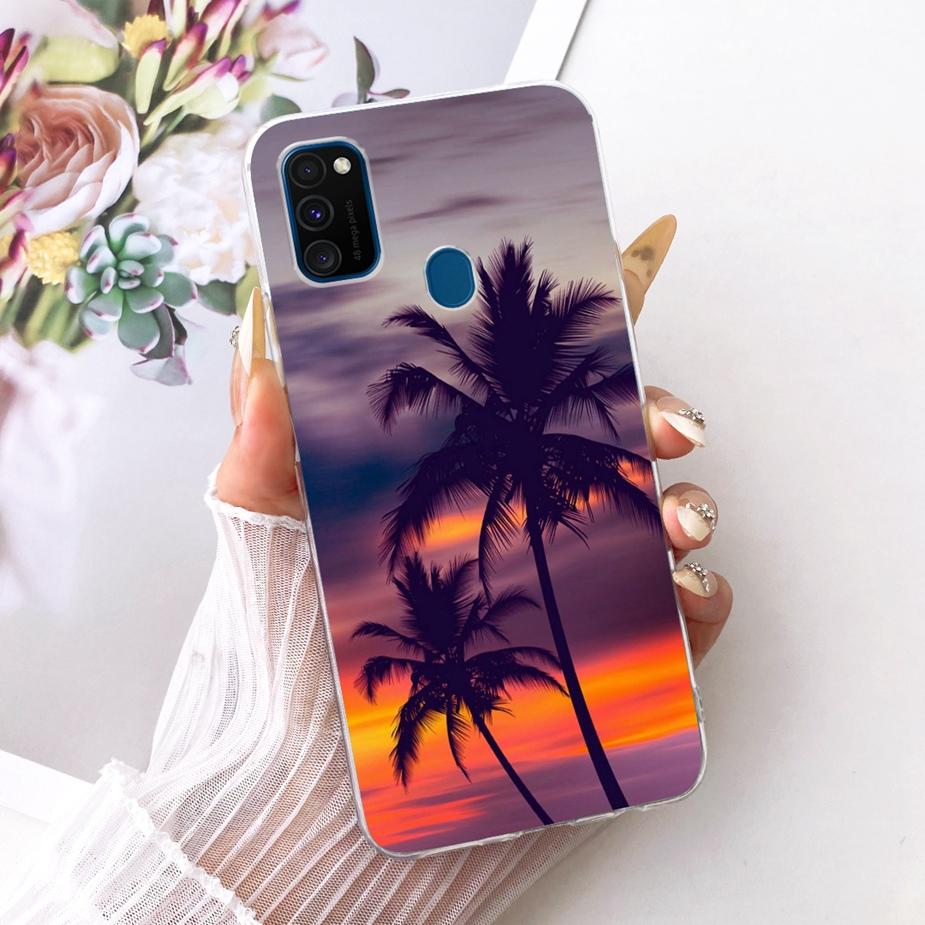 Чехол для Samsung Galaxy M21 SM-M215F Новый модный расписной чехол Мягкий силиконовый чехол для Samsung M21 2021 M 30 s Galaxy M30s Fundas