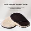 Plush Wool Car Wash Gloves: Non-Damaging Foam Bear Paw Cleaning Tool for Cars