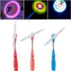 3pcs LED Music Windmill Spinner Flashing Light Up Windmill Rainbow Spinning Glow Toy Kids Outdooer Indoor Sport Toy