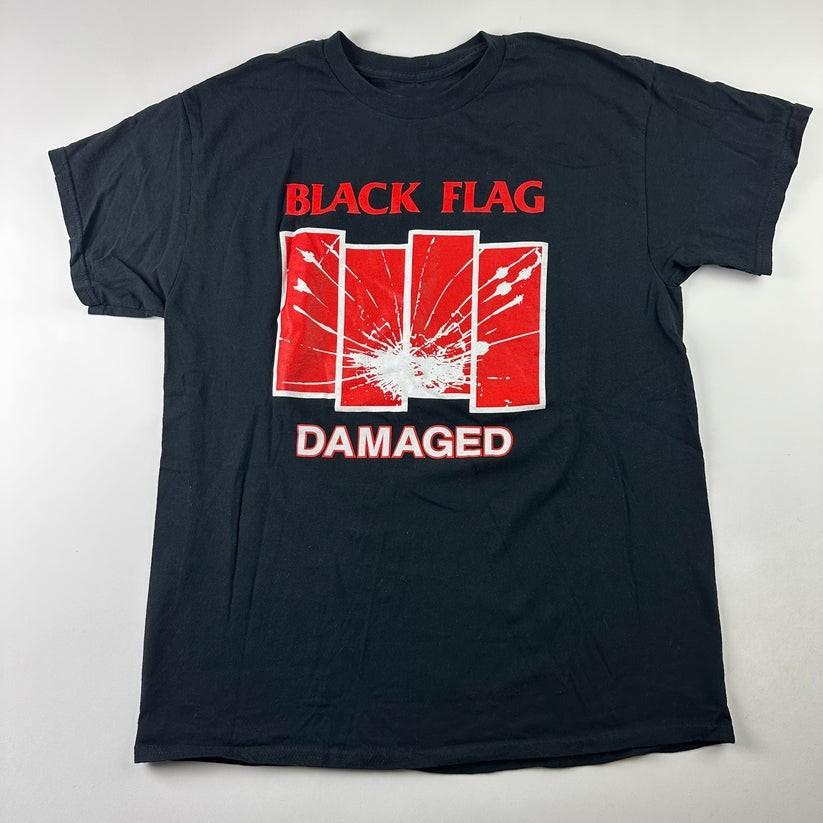 Новая футболка Black Flag Damaged Подарок для фанатов Унисекс S-5XL CA06