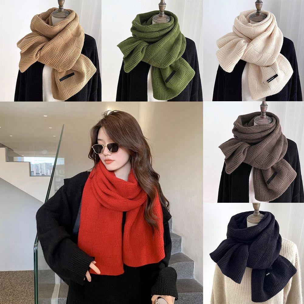 Ветрозащитный универсальный шарф из искусственного кашемира, зимняя женская шаль для женщин и девочек
