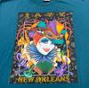 Винтажная футболка 90-х NEW ORLEANS JAZZ XL mardi gras одинарный шов