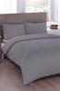 Комплект пододеяльников Pure 4 шт., пододеяльник 200x220, простыня 240x260, хлопчатобумажная ткань, Super King Size, двойной размер, серый