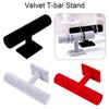 Стенд для выставки товаров Бархатная Т-образная подставка H-образный браслет для ювелирных изделий Прочный стеллаж для ювелирных изделий Ювелирные изделия