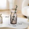 Creative Nordic Light Luxury Style Art Ice Point Shaped Durable Glass Vase for Modern Home Decor and Wedding Occasions