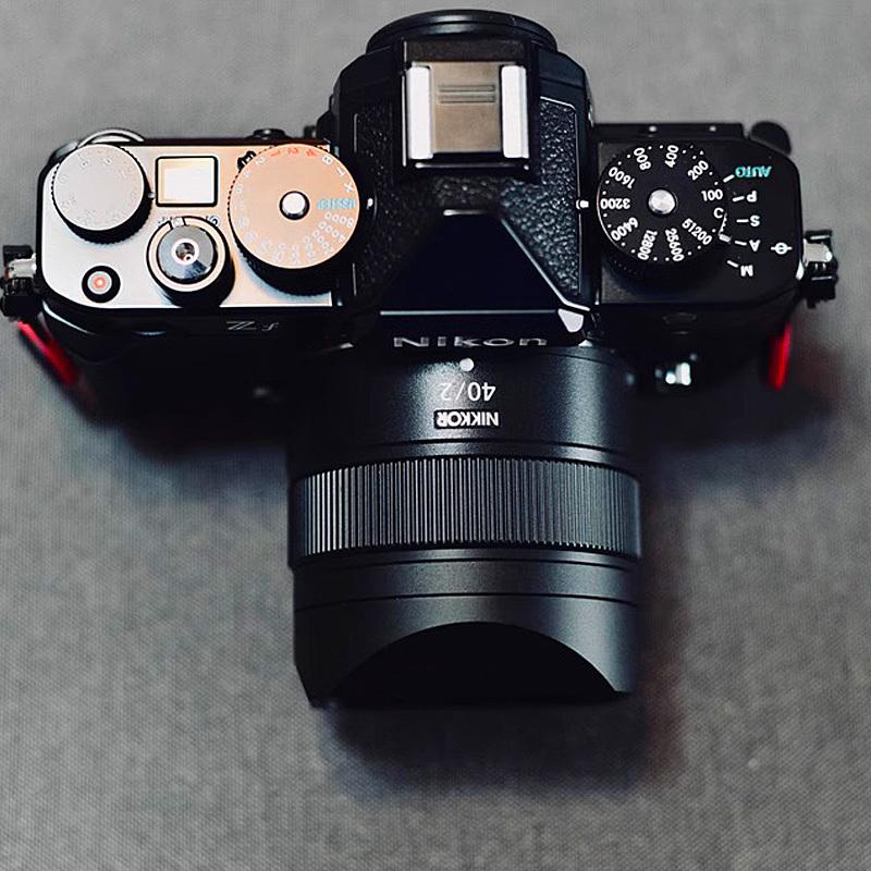 Металлический квадратный бленда для объектива Nikon NIKKOR Z40mm F2 / Z40 F2SE Z7II Z6II Z5 ZFC ZF Z50 Z7 Z6 Z9 Z8 Объектив камеры