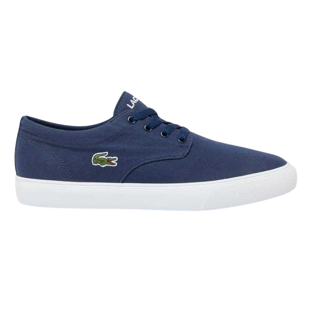 Lacoste Mens Canvas Grip Flat Trainers