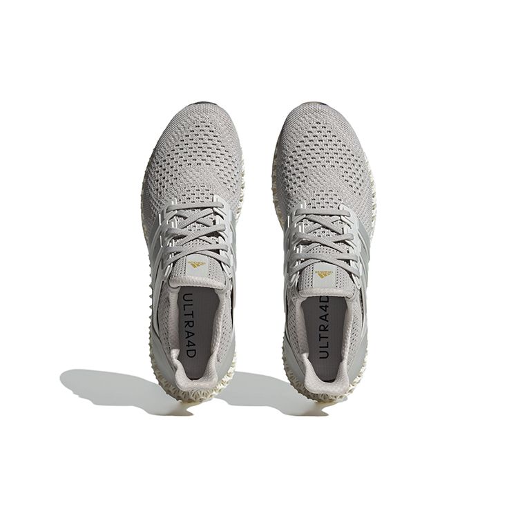 Adidas Ultra 4D Grey Gold Metallic Unisex Sneakers Grey-Two Grey-One IG2260