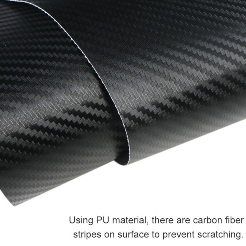 Автомобильная защита задний анти-пинок от царапины защитная полоса 3D углеродное волокно пленка