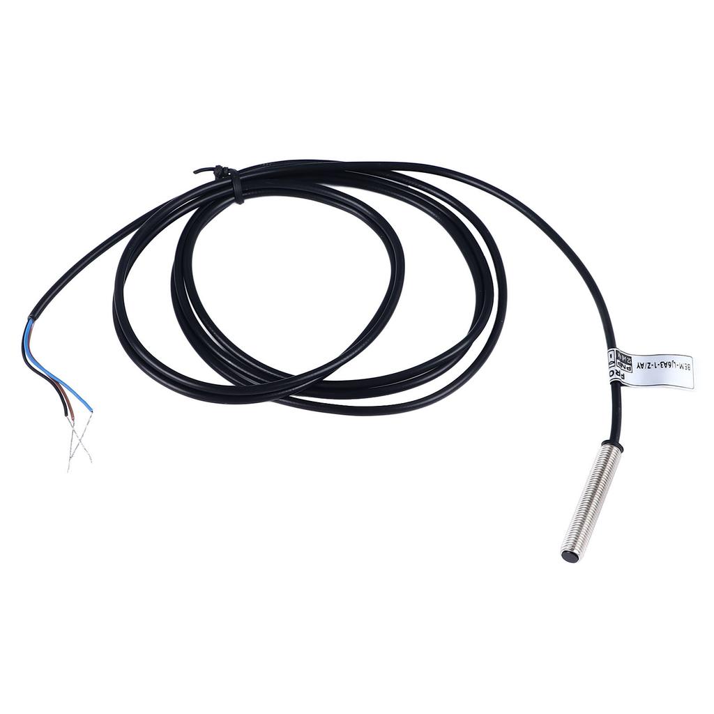 M6 Микро бесконтактный выключатель PNP 3 провода Нормально замкнутый Индуктивный датчик приближения 1мм Расстояние обнаружения DC6‑36V