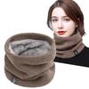 Unisex Winter Fleece-Lined Neck Gaiter: Warm, Windproof Snood for Cycling, Skiing, and Versatile Use