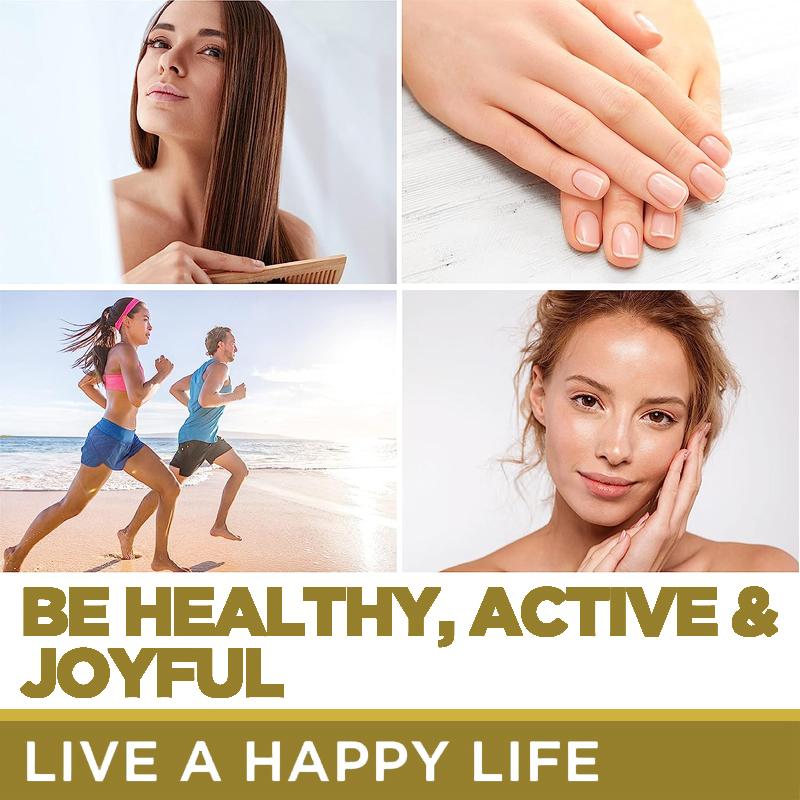 Biotin capsules, containing vitamin A and vitamin C extracts, high content, 120 capsules, suitable for adults.