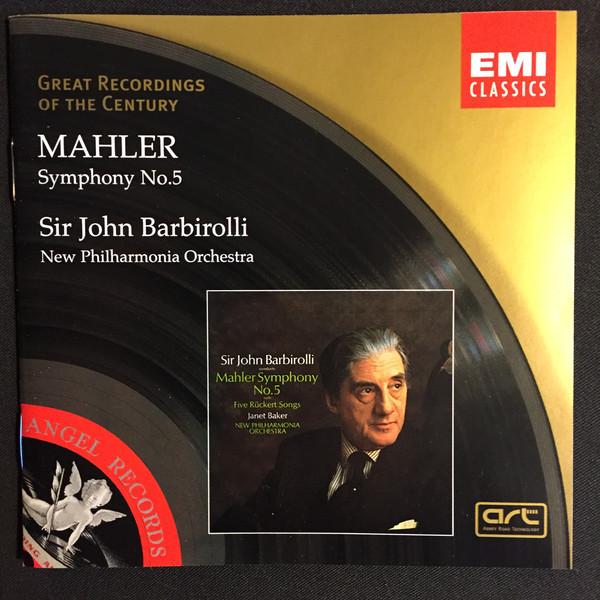 CD МАЛЕР, БАРБИРОЛЛИ; НПО - Симфония 5 724356696228 EMI Classics 1998 США Классика Б/у