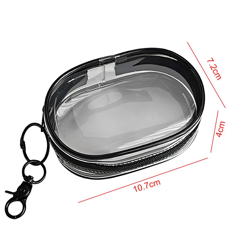 Сумка для хранения кабелей для передачи данных Чехол для хранения наушников Пылезащитный брелок-чехол Прозрачный для зарядных устройств, наушников и кабелей для передачи данных