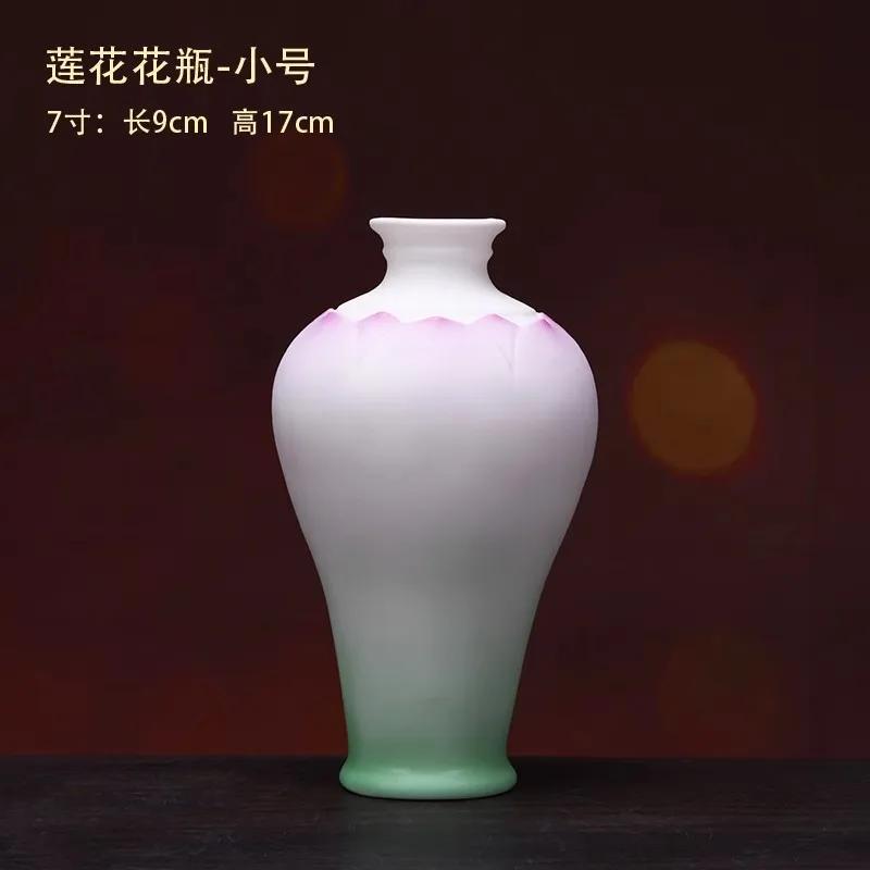 Ceramic Buddha Hall Offering Platform Buddhist Tools and Supplies Lotus Incense Burner Holy Water Cup Vase Home Furnishings