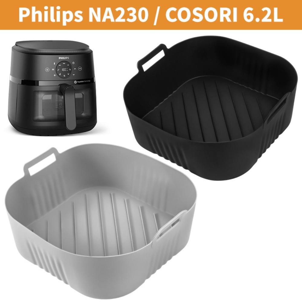 Silicone Air Fryer Mold Air Fryer Baking Pan for PhilipsNA230 COSORI6.2L Airfryer Accesorios