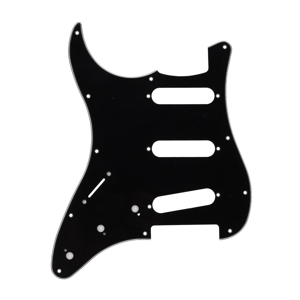Guitar Pickguard Scratch Plate 11 Holes Left Handed Electric Guitar Pickguard for Practice and