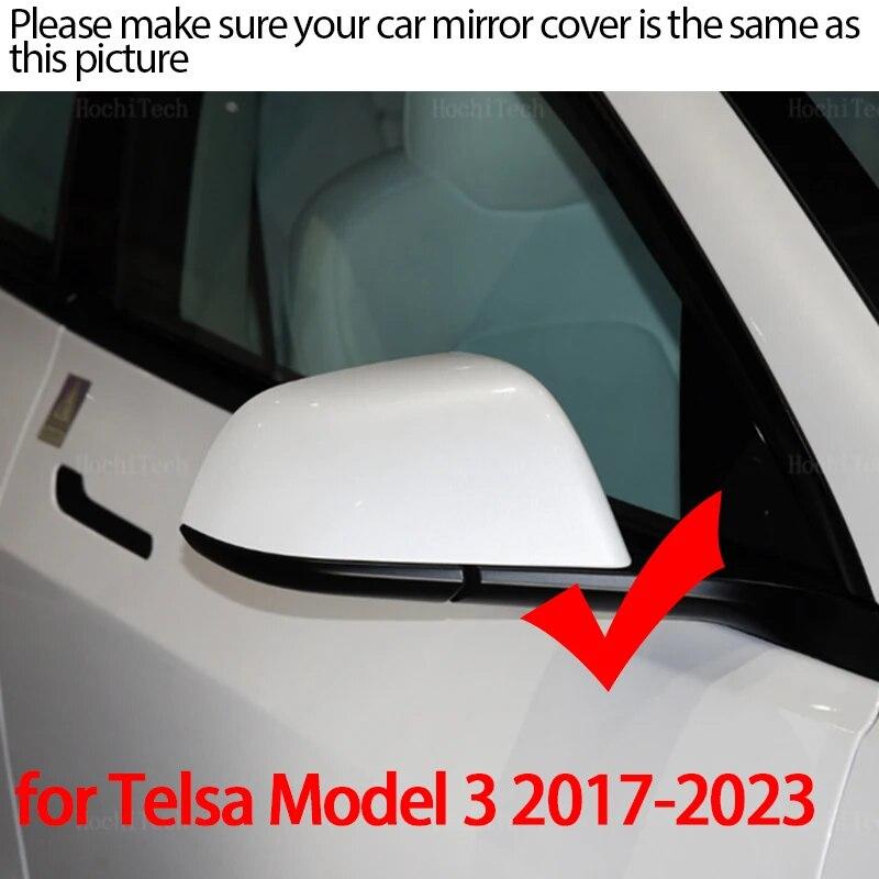 High Quality Mirror Cover M Style Car Side Rearview Mirror Cover Cap Trim For Tesla Model 3 2017 2018 2022 2023